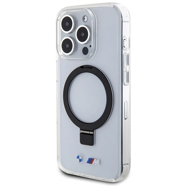 BMW Ring Stand M Collection MagSafe case for iPhone 15 Pro Max - transparenteng