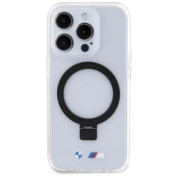 BMW Ring Stand M Collection MagSafe case for iPhone 15 Pro Max - transparenteng