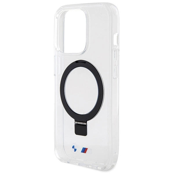 BMW Ring Stand M Collection MagSafe case for iPhone 15 Pro Max - transparenteng