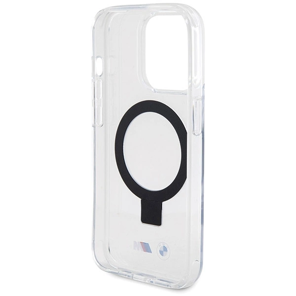 BMW Ring Stand M Collection MagSafe case for iPhone 15 Pro Max - transparenteng