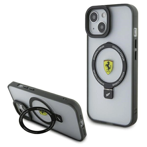 Ferrari Ring Stand 2023 Collection MagSafe Case for iPhone 15 Plus / 14 Plus - Transparenteng