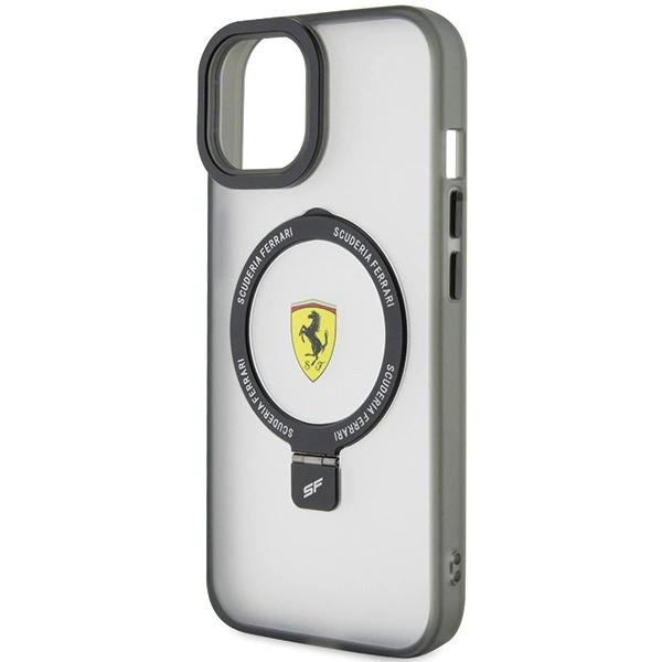 Ferrari Ring Stand 2023 Collection MagSafe Case for iPhone 15 Plus / 14 Plus - Blackeng