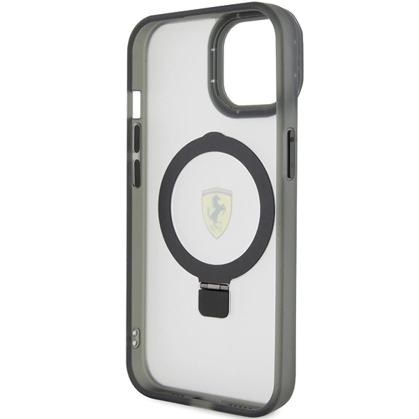 Ferrari Ring Stand 2023 Collection MagSafe Case for iPhone 15 Plus / 14 Plus - Blackeng