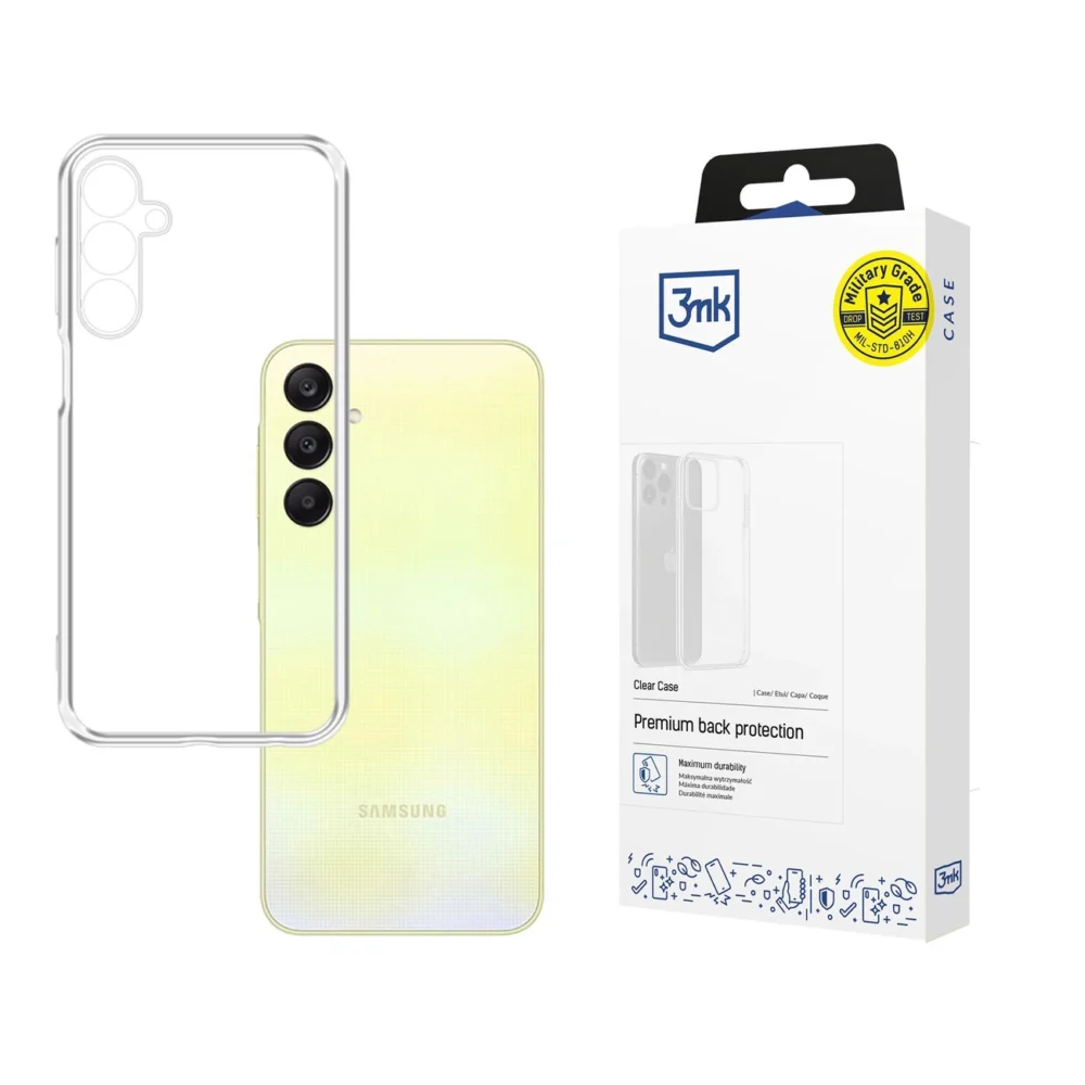 3mk Clear Case for Samsung Galaxy A25 5G - transparenteng