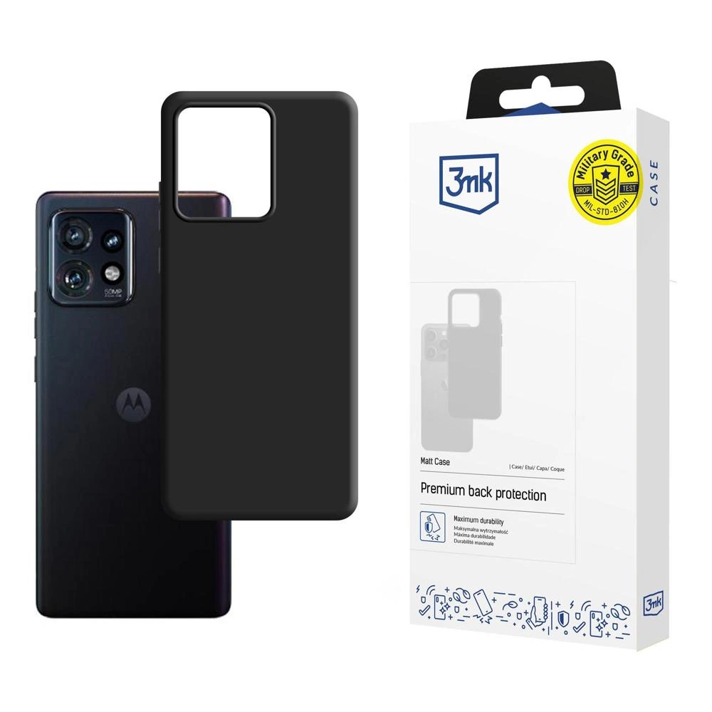 3mk Matt Case for Motorola Edge 40 Pro 5G - blackeng