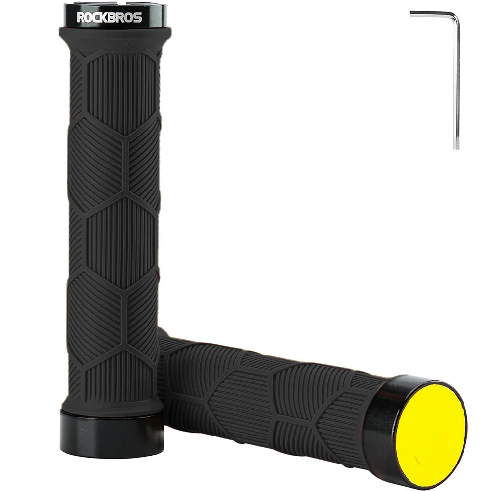 Rockbros 40720007001 bicycle grips with reflector - blackeng