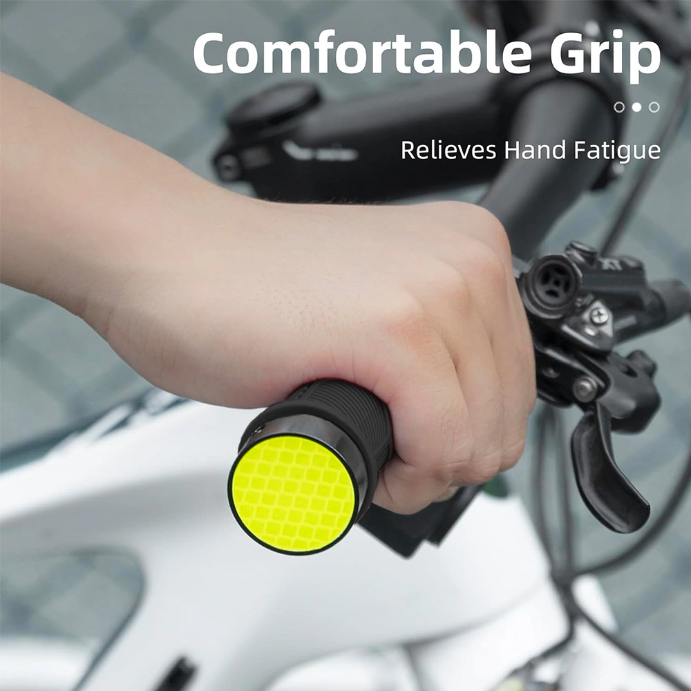 Rockbros 40720007001 bicycle grips with reflector - blackeng