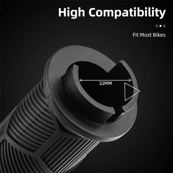 Rockbros 40720007001 bicycle grips with reflector - blackeng