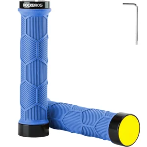 Rockbros 40720007003 bicycle grips with reflector - blueeng