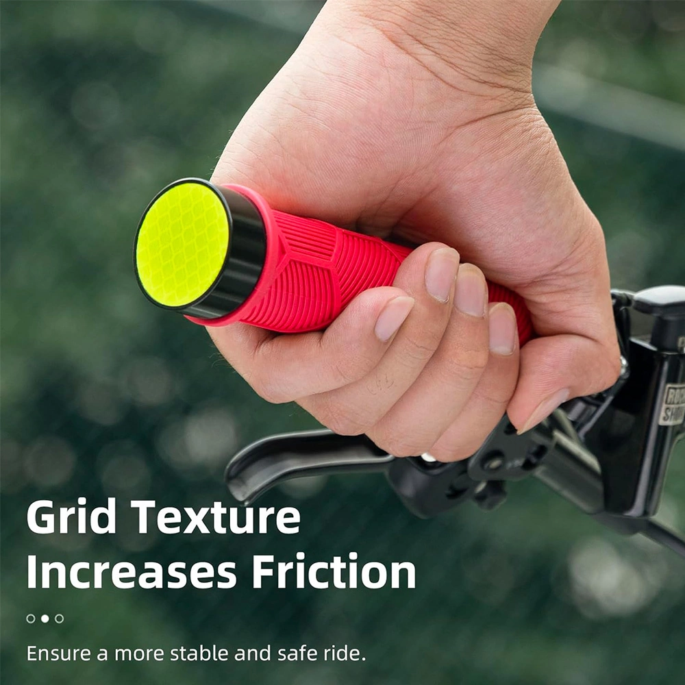Rockbros 40720007002 bicycle grips with reflector - redeng