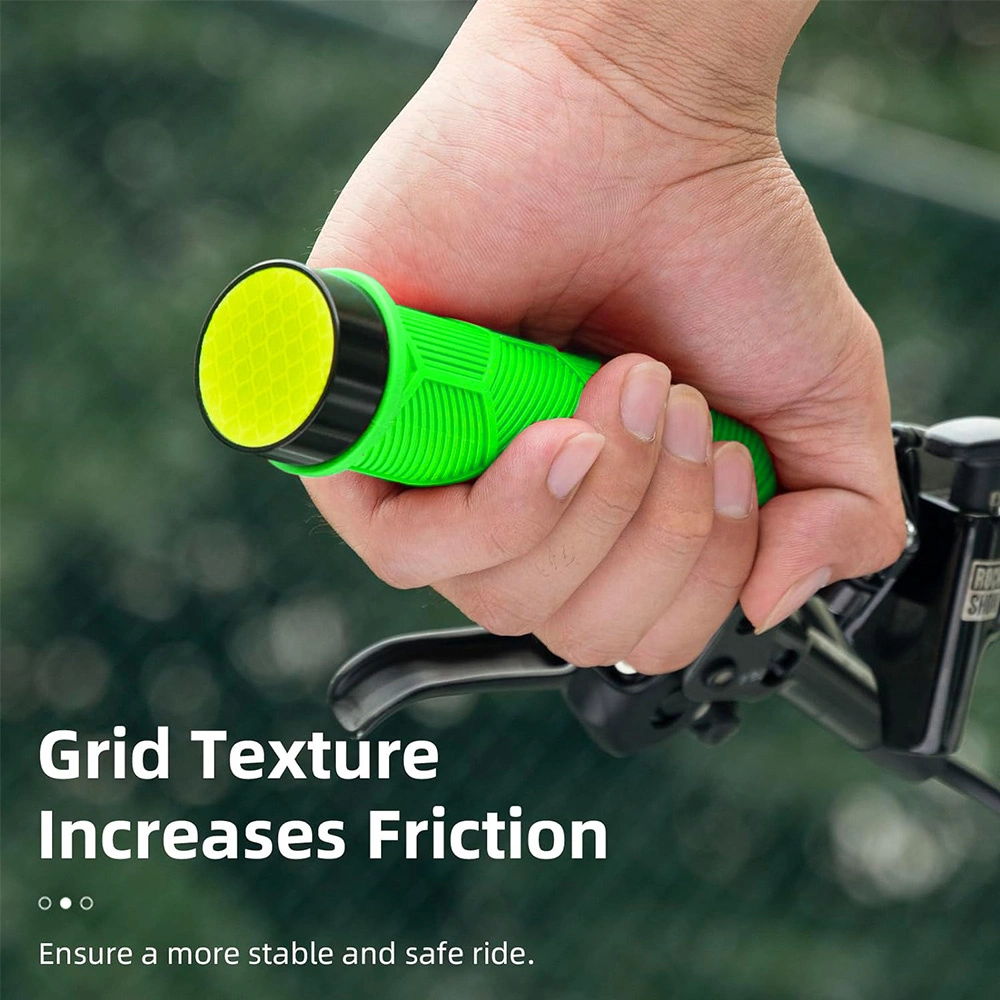 Rockbros 40720007005 bicycle grips with reflector - greeneng