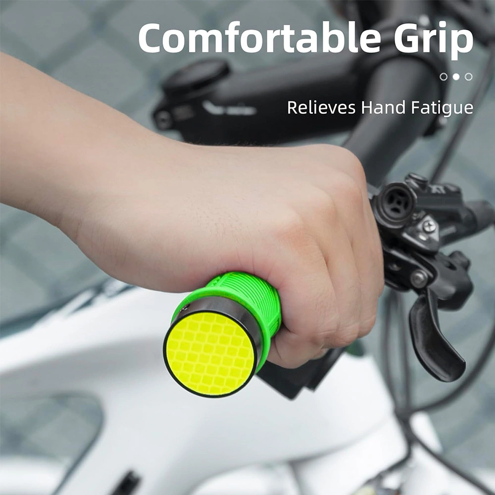 Rockbros 40720007005 bicycle grips with reflector - greeneng