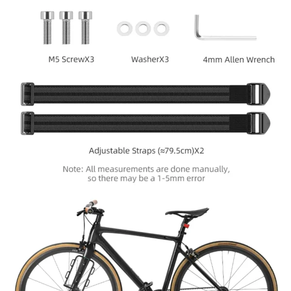 Rockbros 33210010001 front bicycle shelf for bicycle fork - blackeng