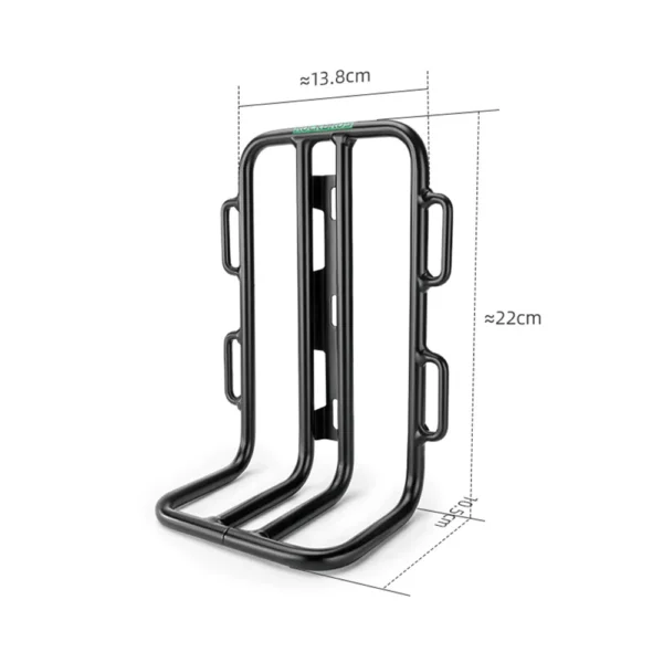 Rockbros 33210010001 front bicycle shelf for bicycle fork - blackeng