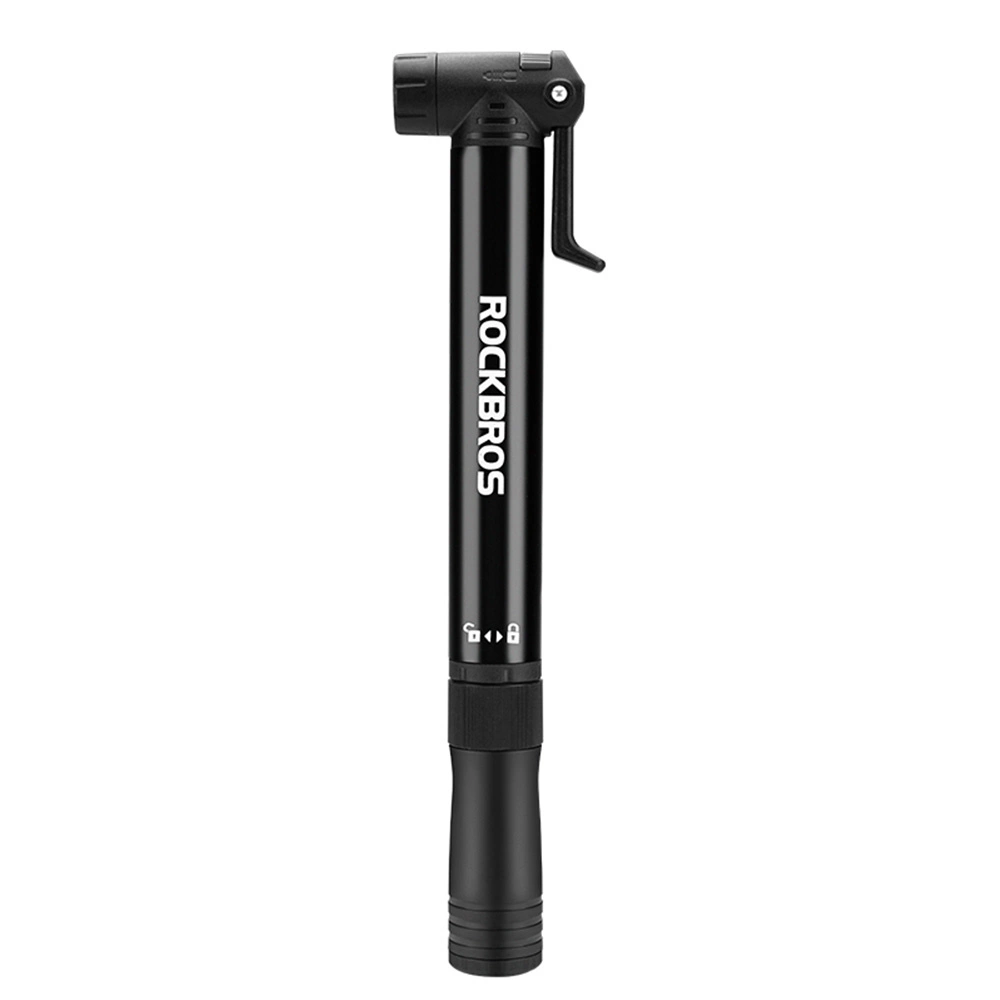 Rockbros 42320010001 Bicycle Pump Hand + Screwdriver - Blackeng