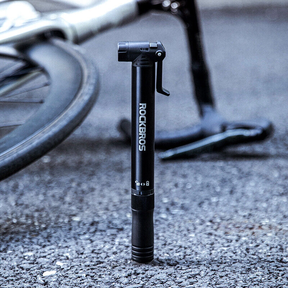 Rockbros 42320010001 Bicycle Pump Hand + Screwdriver - Blackeng