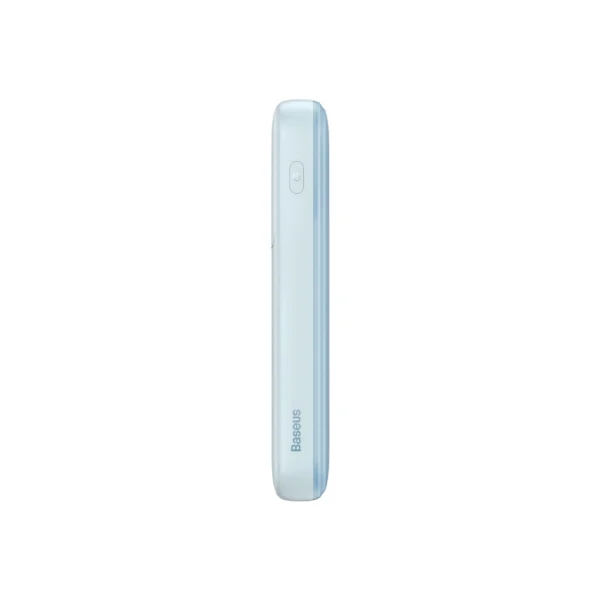 Baseus Comet Series powerbank with display 10000mAh 22.5W - blue + USB-A - USB-C cable 0.3m - whiteeng