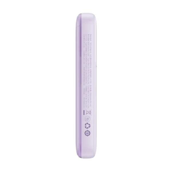 Baseus Comet Series powerbank with display 10000mAh 22.5W - purple + USB-A / USB-C cableeng