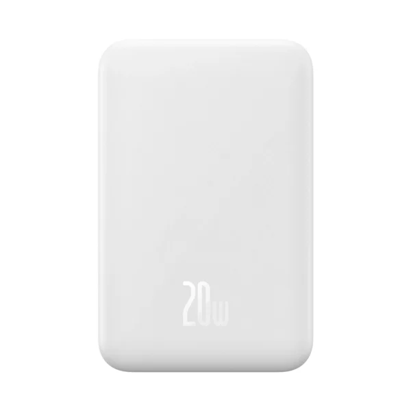 Baseus Magnetic Mini 20000 mAh 20W power bank - white + USB-C / USB-C cableeng
