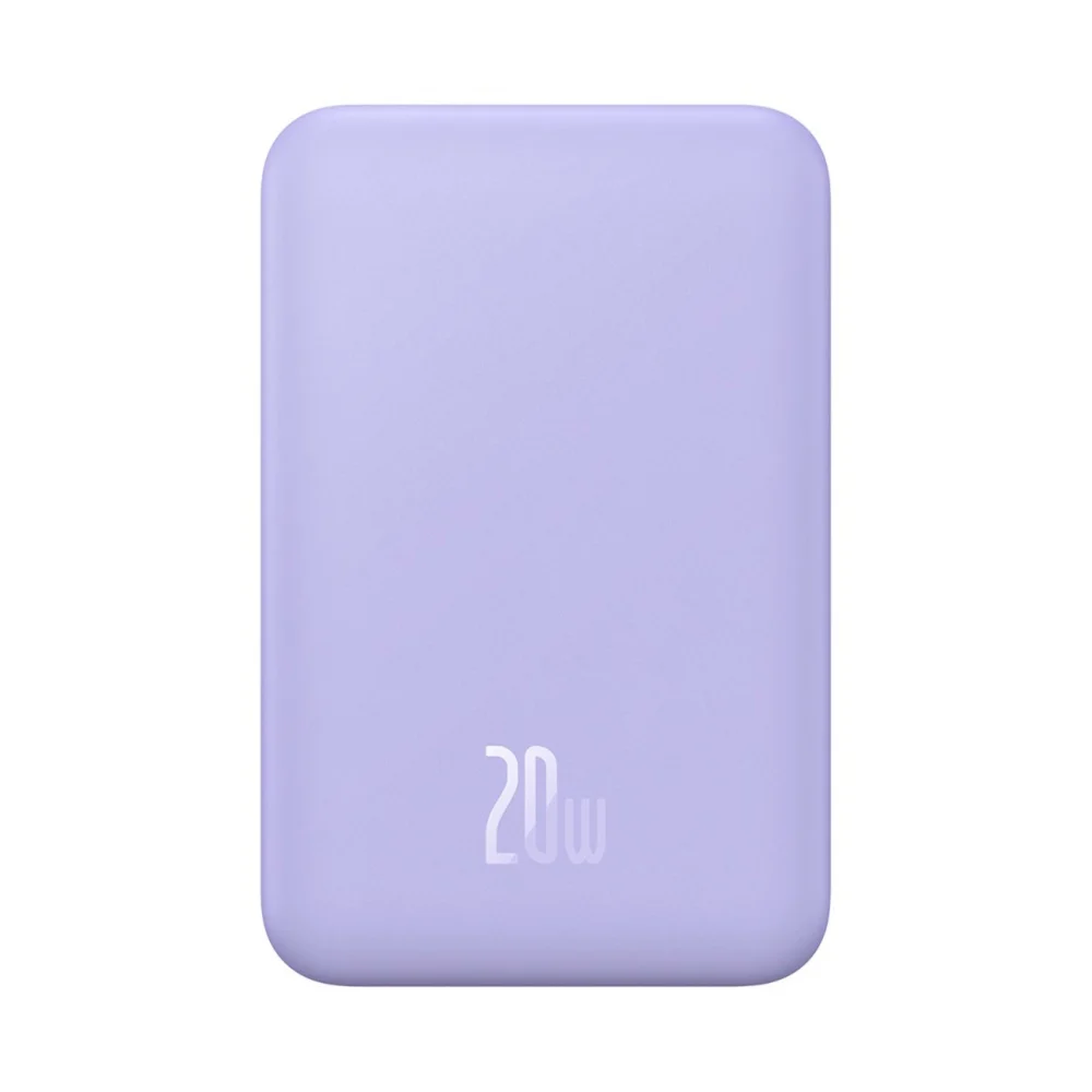 Baseus Magnetic Mini 20000 mAh 20W Powerbank - purple + USB-C / USB-C cableeng