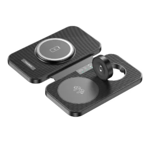 Choetech T616-F 3in1 inductive charger compatible with Apple and Samsung devices - blackeng