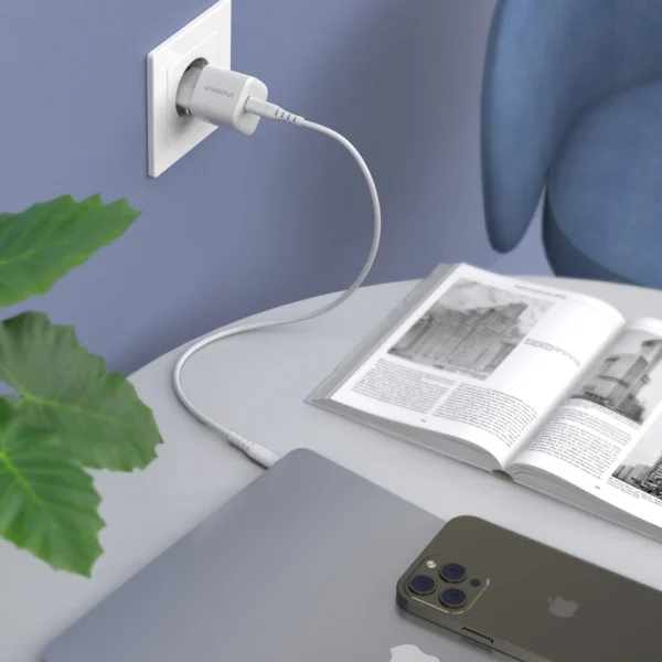 Choetech PD5007 USB-C PD 30W GaN wall charger - whiteeng