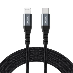 Choetech IP0039 USB-C / Lightning MFi cable, 1.2m long - blackeng
