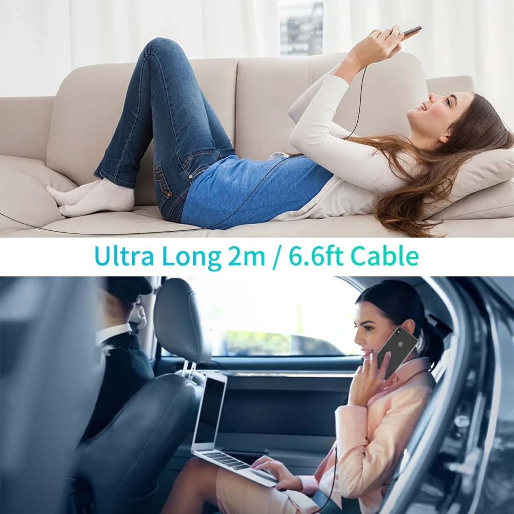 Choetech IP0041 USB-C / Lightning MFi 480Mb/s 3A 2 m cable - blackeng