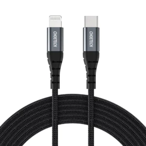USB-C - Lightning Choetech IP0042 MFi cable 480Mb/s 3A 3m - blackeng