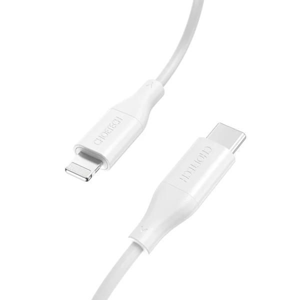 Choetech IP0040 USB-C / Lightning MFi PD 30W 1.2m cable - whiteeng