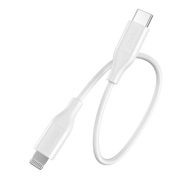 Choetech IP0040 USB-C / Lightning MFi PD 30W 1.2m cable - whiteeng