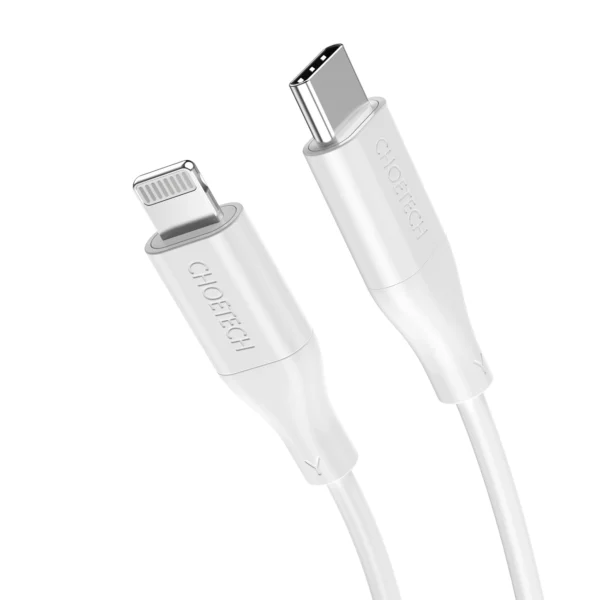 Choetech IP0040 USB-C / Lightning MFi PD 30W 1.2m cable - whiteeng