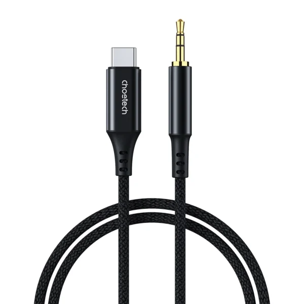 Choetech AUX008 USB-C / mini jack 3.5mm cable 2 m - blackeng