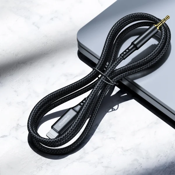 Choetech AUX009 Lighting / mini jack 3.5mm cable 2 m - blackeng