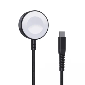 Choetech T319 MFI 5W wireless charger for Apple Watch + USB-C cable - blackeng