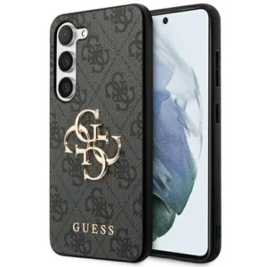 Guess GUHCS23FE4GMGGR S23 FE S711 gray/gray hardcase 4G Big Metal Logoeng