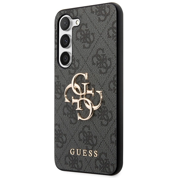 Guess GUHCS23FE4GMGGR S23 FE S711 gray/gray hardcase 4G Big Metal Logoeng