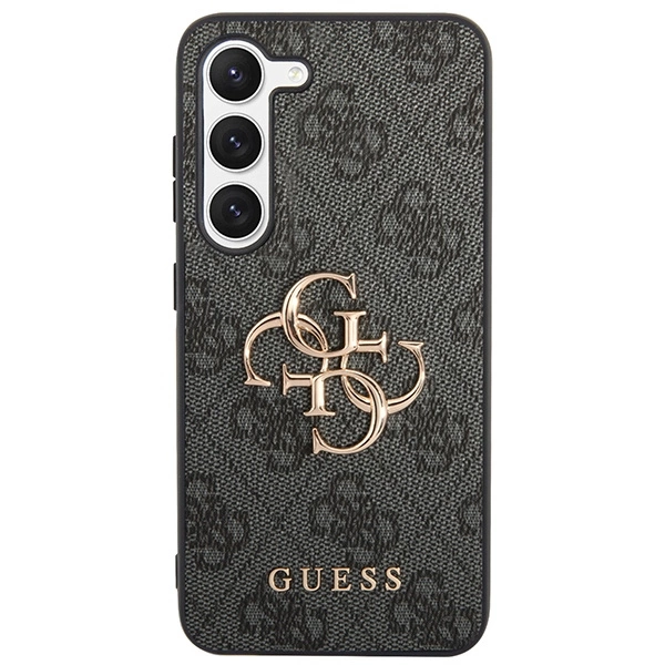 Guess GUHCS23FE4GMGGR S23 FE S711 gray/gray hardcase 4G Big Metal Logoeng