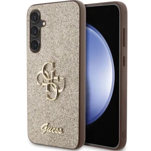 Guess GUHCS23FEHG4SGD S23 FE S711 gold/gold hardcase Glitter Script Big 4Geng