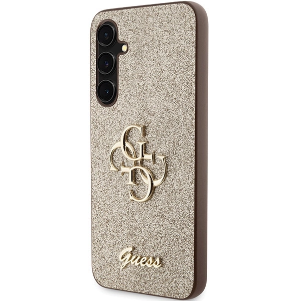 Guess GUHCS23FEHG4SGD S23 FE S711 gold/gold hardcase Glitter Script Big 4Geng