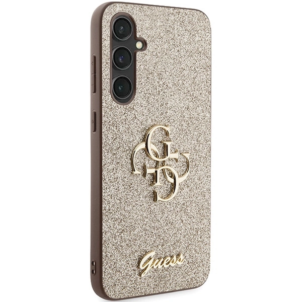 Guess GUHCS23FEHG4SGD S23 FE S711 gold/gold hardcase Glitter Script Big 4Geng