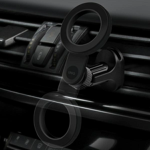Uniq Trelix Car magnetic car holder for air vent - blackeng