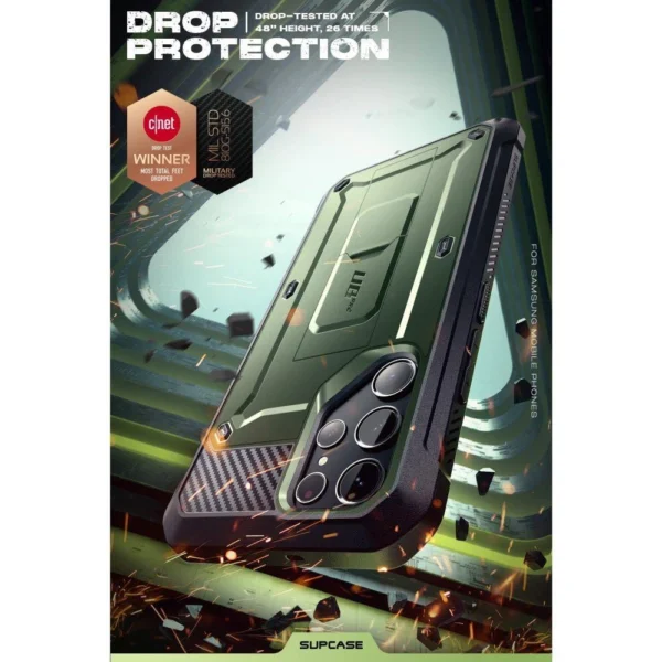 Unicorn Beetle Pro Supcase case for Samsung Galaxy S23 Ultra - dark greeneng