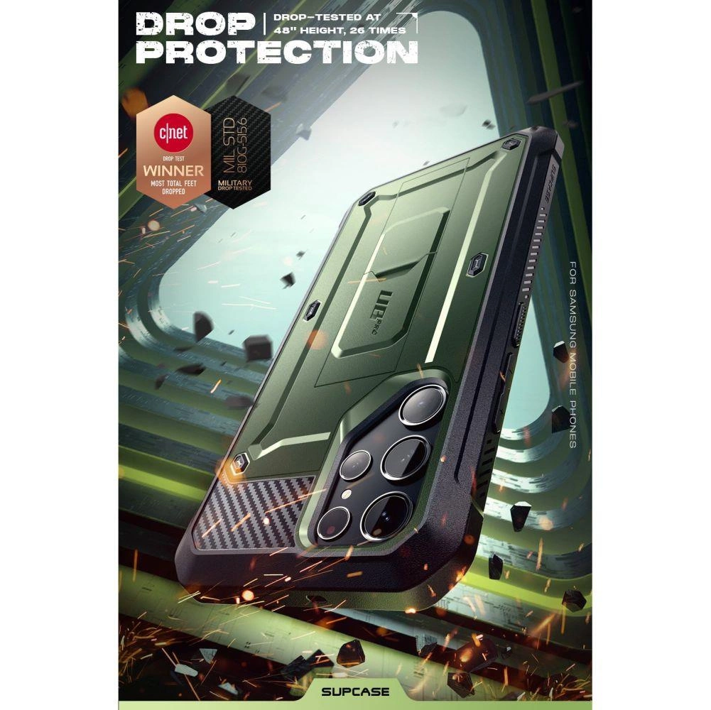 Unicorn Beetle Pro Supcase case for Samsung Galaxy S23 Ultra - dark greeneng