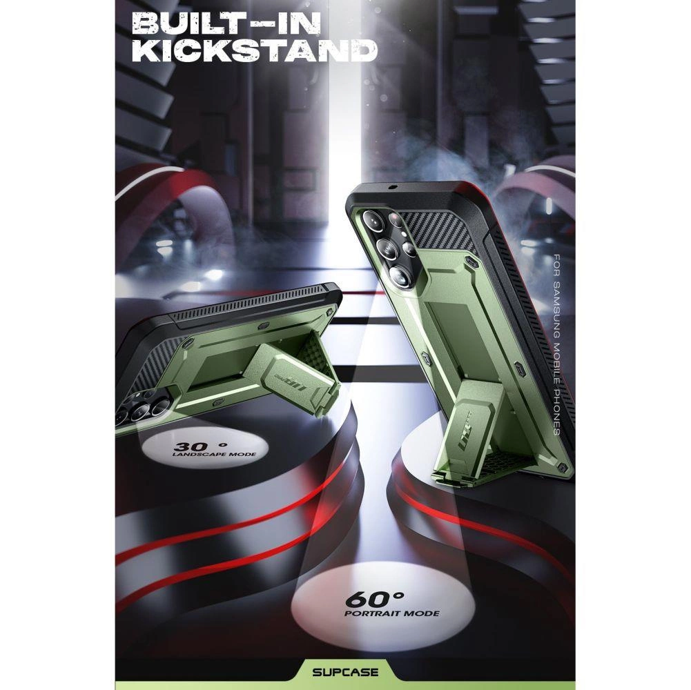 Unicorn Beetle Pro Supcase case for Samsung Galaxy S23 Ultra - dark greeneng