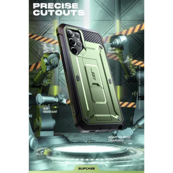 Unicorn Beetle Pro Supcase case for Samsung Galaxy S23 Ultra - dark greeneng