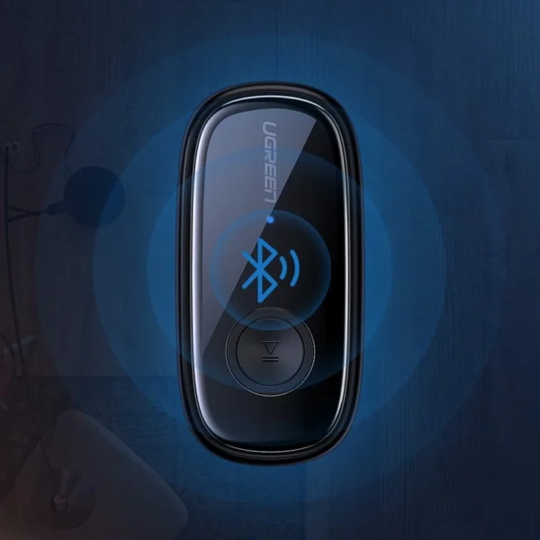 [RETURNED ITEM] Ugreen Bluetooth 5.0 audio receiver AUX aptX, aptX LL mini headphone jack black (70304)eng