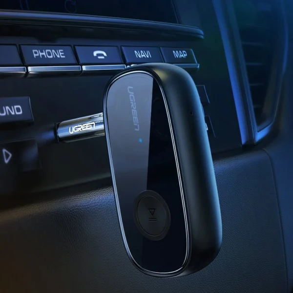[RETURNED ITEM] Ugreen Bluetooth 5.0 audio receiver AUX aptX, aptX LL mini headphone jack black (70304)eng
