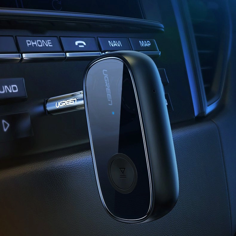 [RETURNED ITEM] Ugreen Bluetooth 5.0 audio receiver AUX aptX, aptX LL mini headphone jack black (70304)eng