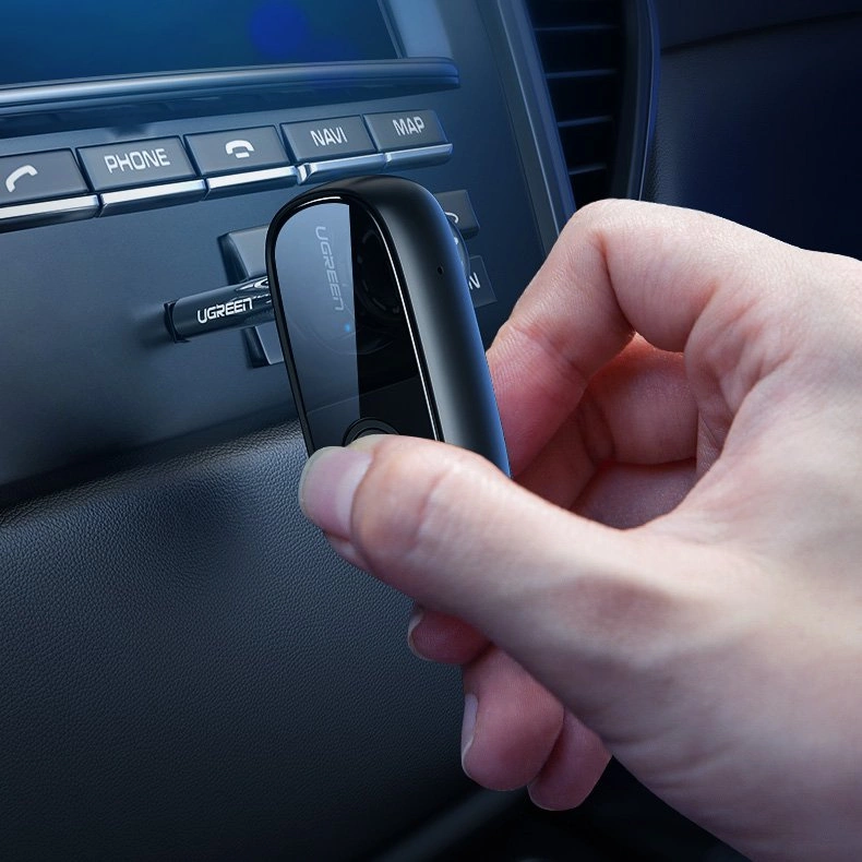 [RETURNED ITEM] Ugreen Bluetooth 5.0 audio receiver AUX aptX, aptX LL mini headphone jack black (70304)eng